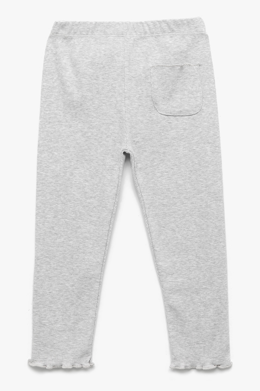 KOTON, Pantaloni tricotati fin cu talie elastica, Gri deschis, 86-92 CM