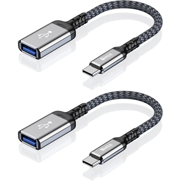 Telefon adapterek, Mingzhi, USB C – USB, OTG kábel, 20 cm