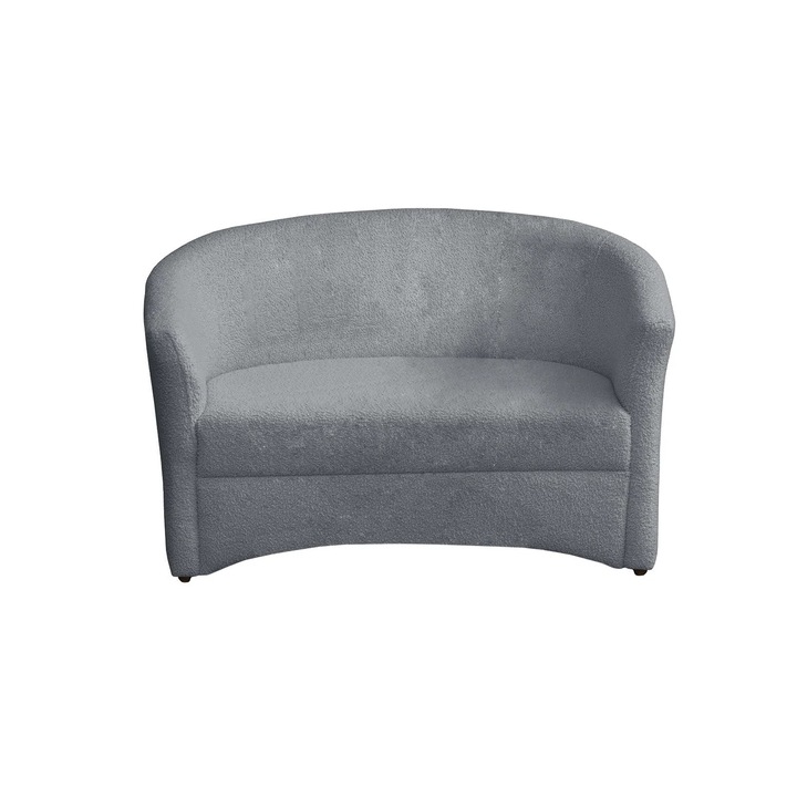 Canapea Expomob CAFENEA BUCLE, dimensiune 145x60x80 cm, culoare gri inchis