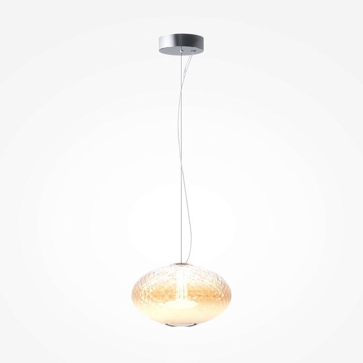 Lustra HubRom, Bruma, Maytoni Modern, 1500 Lm Lm, 2700 Kv, LED, Crom