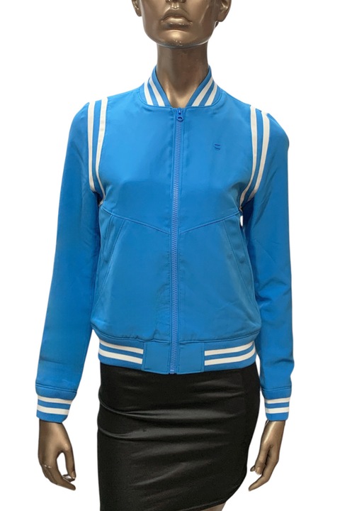 Hanorac de damă G-Star RAW Deline Slim Bomber *8188207 16113-48, Dante Stretch Drape, S, Albastru