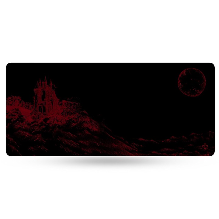 Mousepad Deskmat QwertyKey Dracula 4mm margini cusute