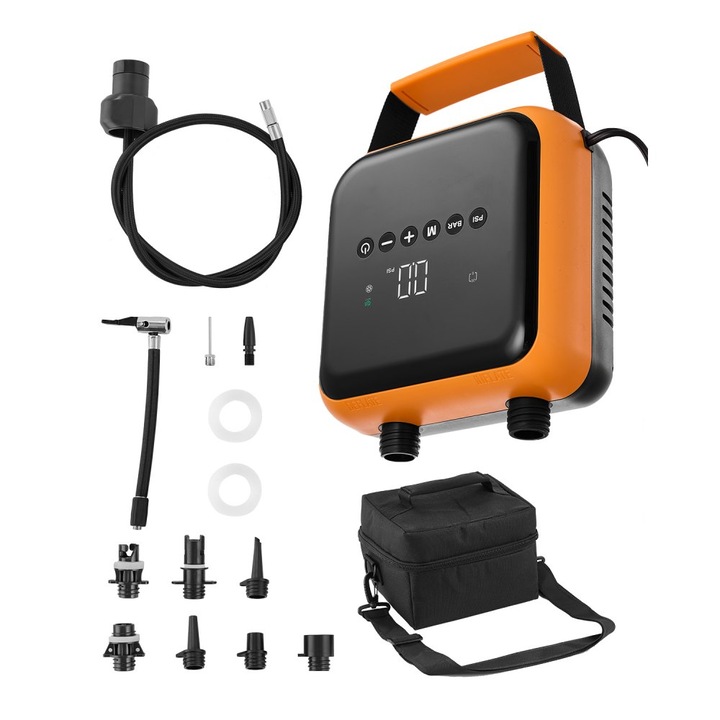 Pompa de Aer pentru Paddleboard, Model SUP, Oprire Automata, 40PSI, Ideala pentru Barci Gonflabile