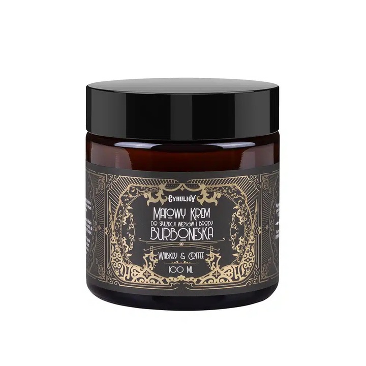 Cyrulicy haj- és szakállformázó krém, intenzív hidratálás, erős tartás