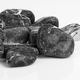 Dekoratív Fekete Márvány Fehér Csíkokkal 3-5cm, 1kg-os Zsák, Kertbe, Virágcserépbe, Akváriumba Alkalmas