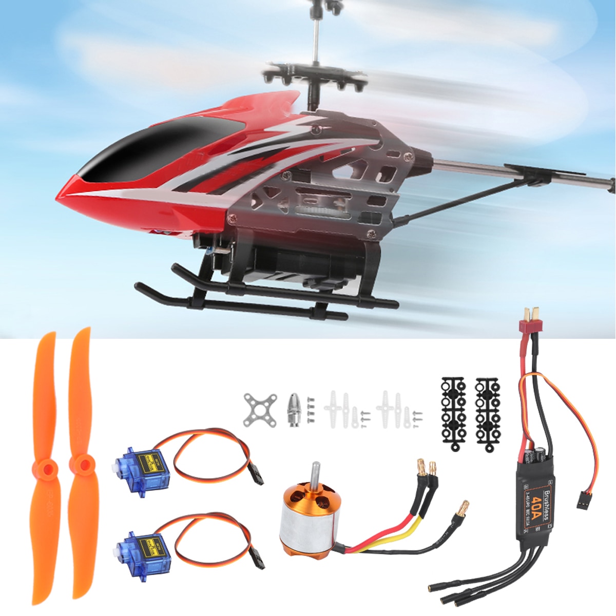 MOTEUR SANS BALAIS 2300KV 40A Brushless ESC Hélices pour RC Avion EUR MOTEUR SANS BALAIS 2300KV 40A Brushless ESC Hélices pour RC Avion EUR
