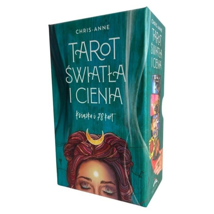 Tarot Swiatla i Cienia, Chris-Anne, 2023, 78 carti, 86x139mm, 192 pagini, cutie