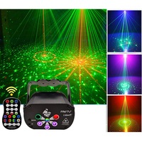 Lampa LED U`King pentru petreceri karaoke, lampa laser RGB pentru scena disco DJ, proiector stroboscopic cu telecomanda pentru controlul scenei, potrivita pentru decoratiuni de Craciun si Halloween, cadouri, zile de nastere, nunti, karaoke, baruri KTV