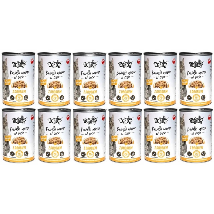 Kutyaeledel, Tuf Tuf, 12 db, 415g