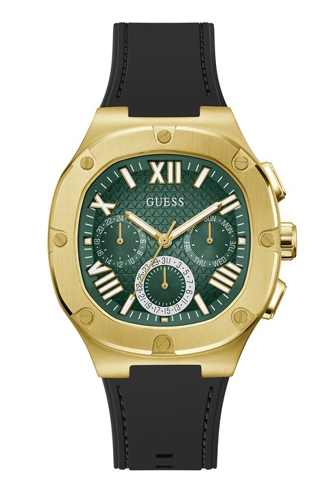 GUESS, Мултифункционален часовник със силиконова каишка