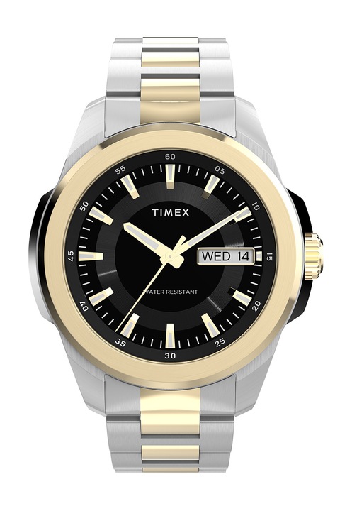 Timex, Trend Essex karóra két színárnyalatú szíjjal, Ezüstszín, Aranyszín