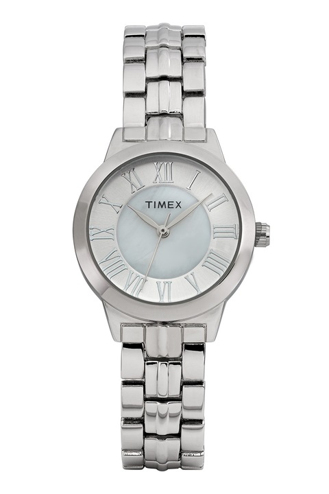 Timex, Main Street karóra logós számlappal, Ezüstszín