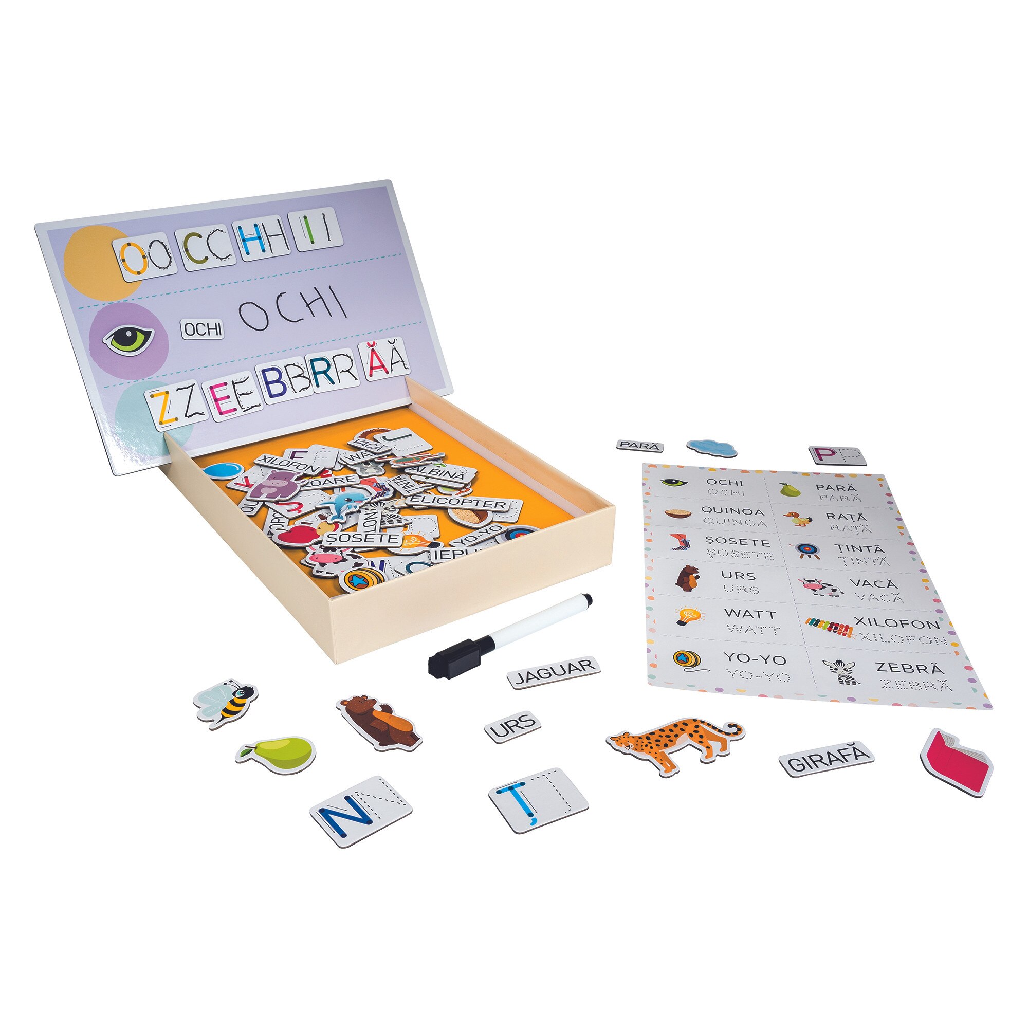 Joc magnetic Happi Hobbi - Invat sa scriu - eMAG.ro