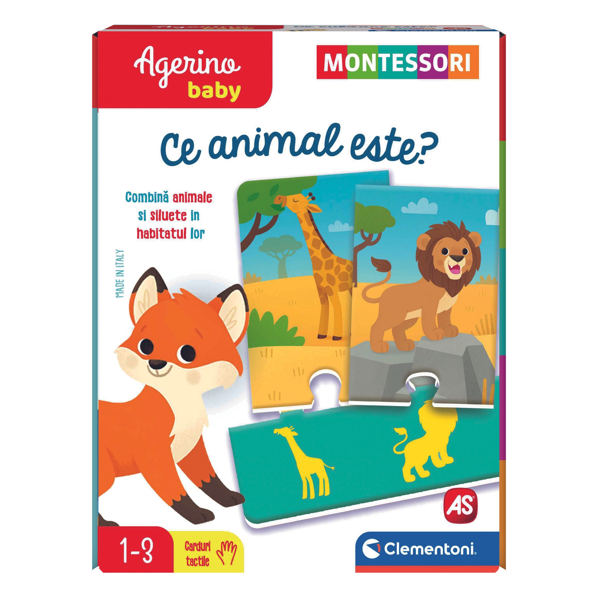 Joc Clementoni Agerino Baby Montessori, Ce animal este?