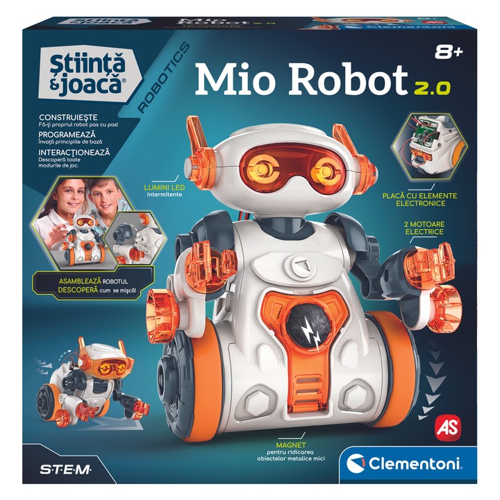 Joc Clementoni Stiinta si joaca - Robotica, Mio Robot