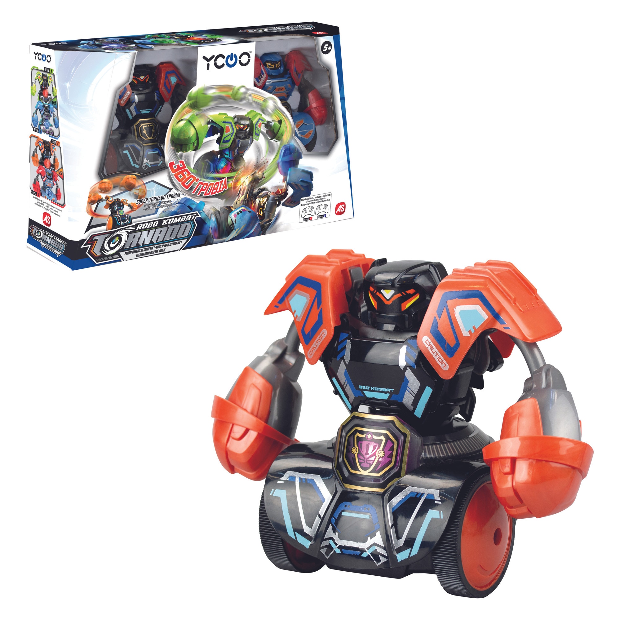 Комплект 2 робота YCOO RC - Robo Kombat 360, Tornado - eMAG.bg