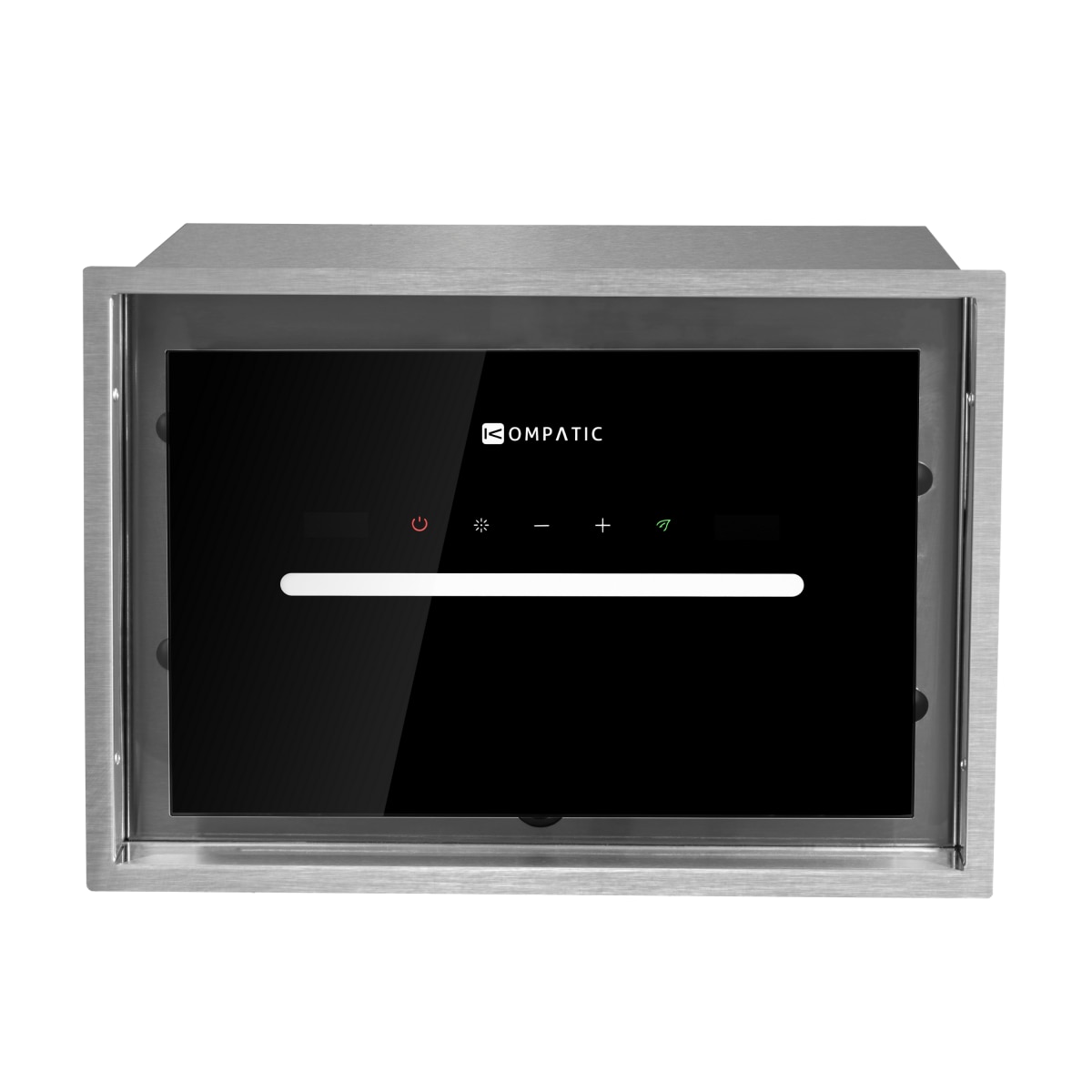 Hota incorporabila Kompatic by Turbionaire HANA 40 KPHN40BIS, Clasa A++, Control Gesturi, Touch, Telecomanda, Mod Curatare Aer, Motor 450 mc/h, Aspiratie Perimetrala, LED Dimabil,