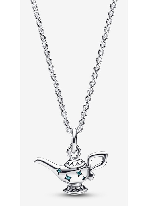 Colier Pandora cu pandantiv tip Lampa lui Aladin de la Disney - Argint 925