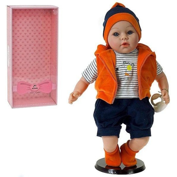 ADAR 45cm-es baba, énekel és beszél lengyel nyelven, doboz