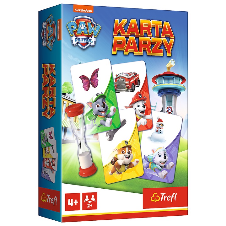 Настолна игра Karta Parzy, Trefl, Пес Патрул, 2-6 играчи, 30 минути
