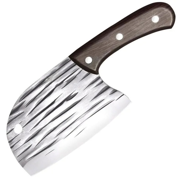 Satar de bucatarie, otel inoxidabil/lemn, maner ergonomic, 25 cm, Dactylion®