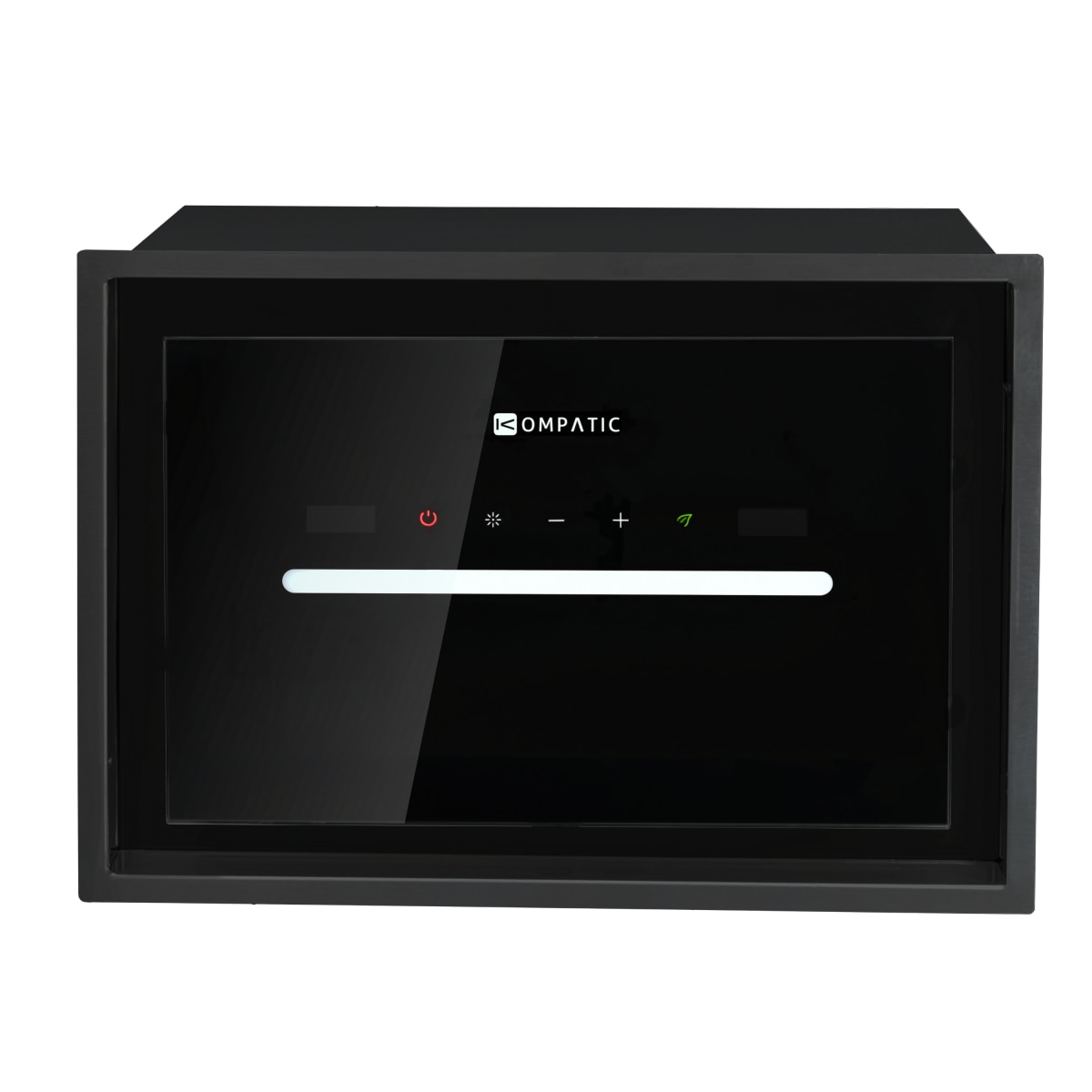Hota incorporabila Kompatic by Turbionaire HANA 40 KPHN40BIB, Clasa A++, Control Gesturi, Touch, Telecomanda, Mod Curatare Aer, Motor 450 mc/h, Aspiratie Perimetrala, LED Dimabil,