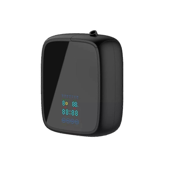 Dispozitiv aromaterapie fara apa, 500ml, negru, tehnologie de difuzare cu aer rece