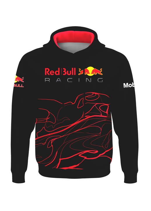 Hanorac barbati red bull 1.3.9, cu gluga, multicolor