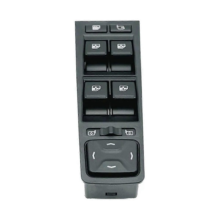 LADA Vesta elektromos ablakemelő kapcsoló, fekete, vezetőoldali, éjszakai világítással, műanyag