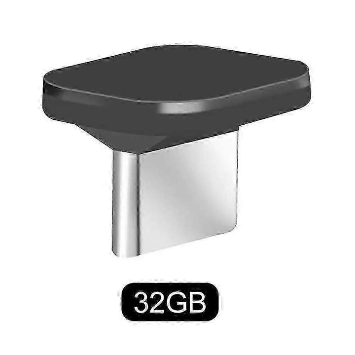 Memorie USB 16GB/32GB/64GB Tip-C, rezistent la apa IPX-7, capacitate mare, culoare gri negru
