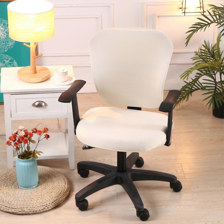 Husa elastica pentru scaun de birou, multicolor, dimensiuni 36-52cm x 38-52cm, set 1 buc.