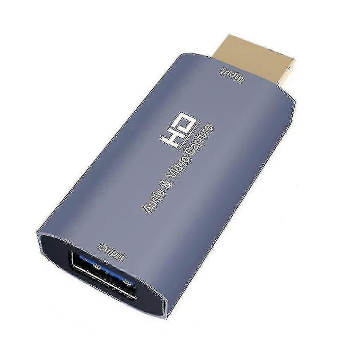 USB карта за видеозаснемане, 4K HDMI, 1080P, преносима, малки размери