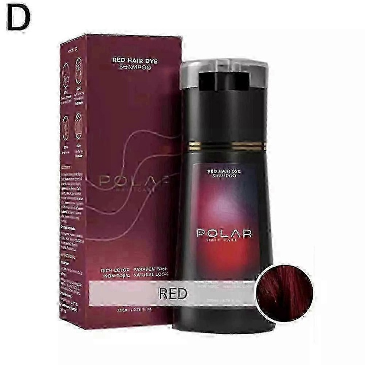 Sampon de vopsea pentru par, Hot Red, 200ml