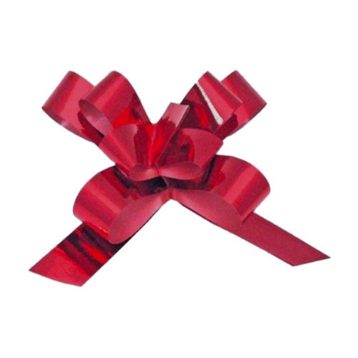 Set 50 Wstazki sciagane, PartyPro, 1cm, rosu