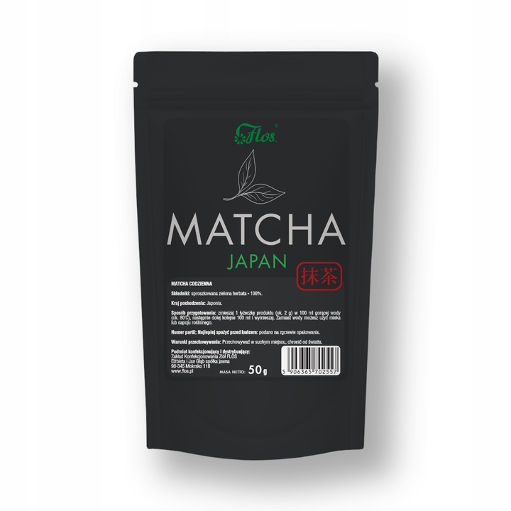 Matcha, Flos, 50g, Ingredient Ceai Verde Pudra 100%, Tara De Origine Japan, Ecologic, inchidere Etansa, Prospetime Ridicata, Natural, Greutate Neta