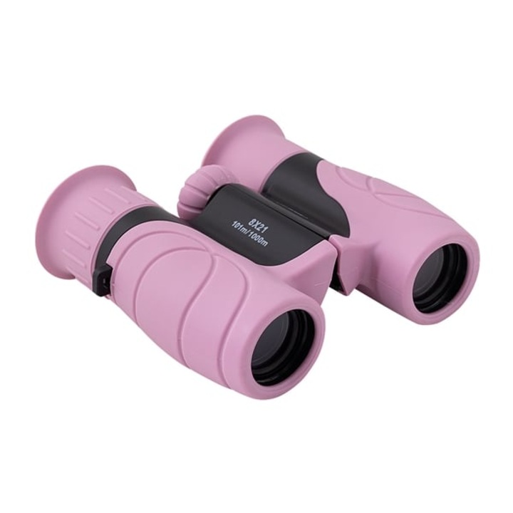 Детски бинокъл, компактен модел, 8x21, розов