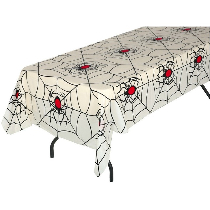 Fólia terítő, 135x270cm, pókhálós