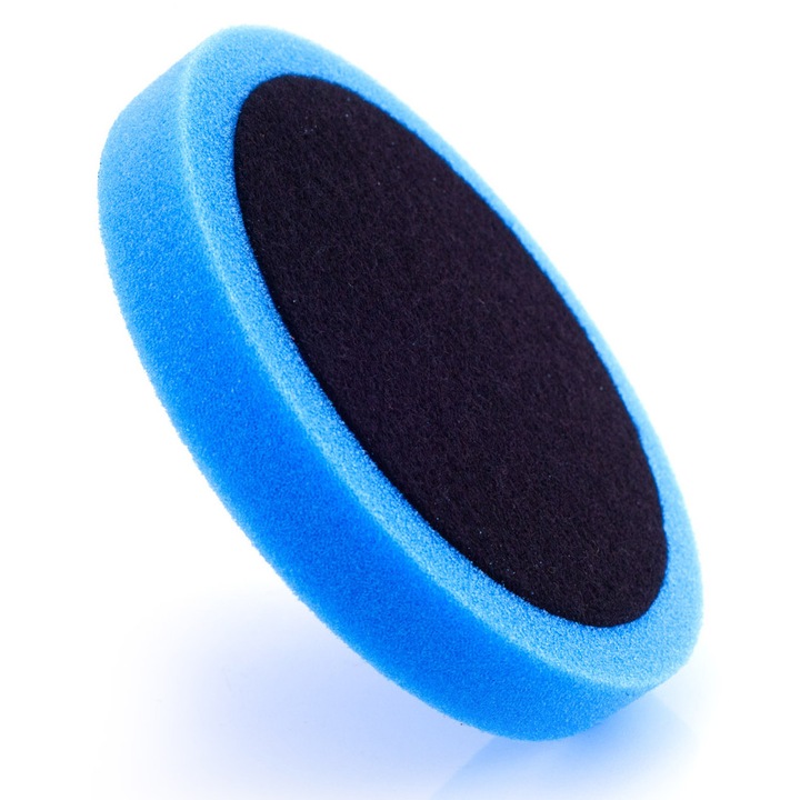 Disc de lustruit dur ABW 150mm, cu burete velcro albastru