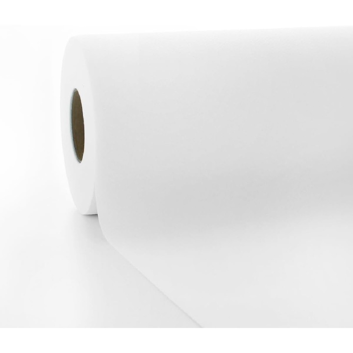 Asztalterítő tekercs, 118 cm x 25 m, Fehér - CN