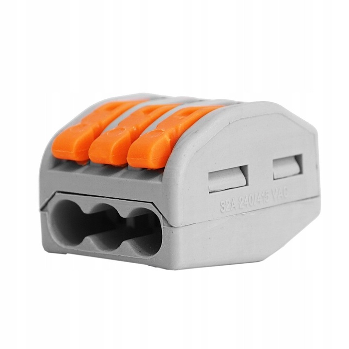 Conector instalare Adelid SIL-3, 3x0.08-4,0mm2, 21x17x9mm, 450V, 32A