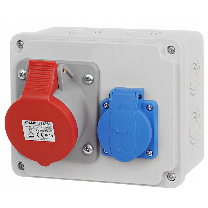 PRIZA FIXA PENTRU TABLU DE DISTRIBUTIE PENTRU CLADIRI 16A 4P 230V