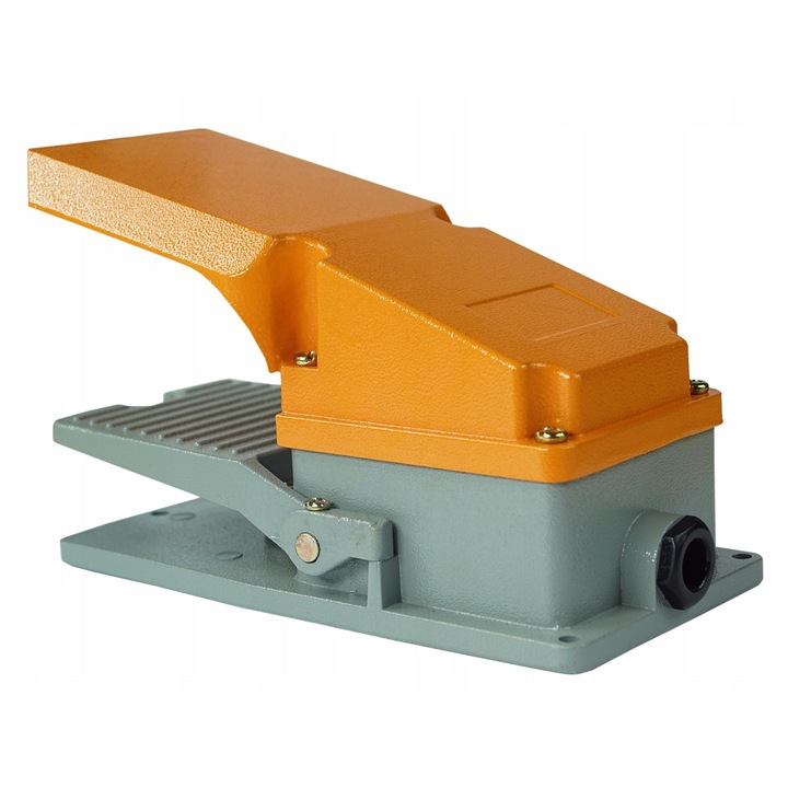 Pedala de comutare monostabila Adelid, 15A, cu protectie, 195x100x124mm