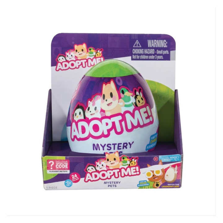 Ou surpriză cu animal de companie, set collectible, cod virtual, plastic