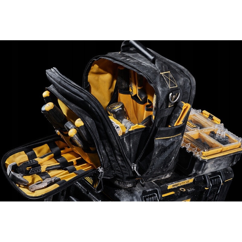 Plecak organizator scule DeWalt Toughsystem 2.0, rezistent la apa