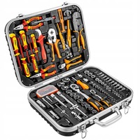 Trusa scule electrician NEO TOOLS, 108 piese izolate 1000V, in valiza, multicolor