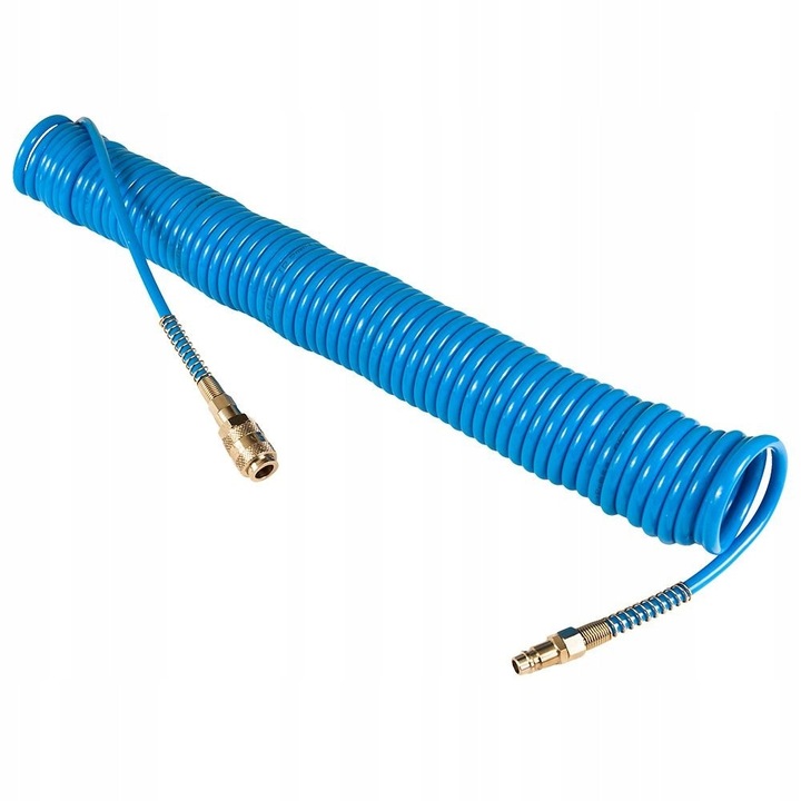 Furtun spiralat Airpress 8x5mm poliuretan 15m presiune 12bar