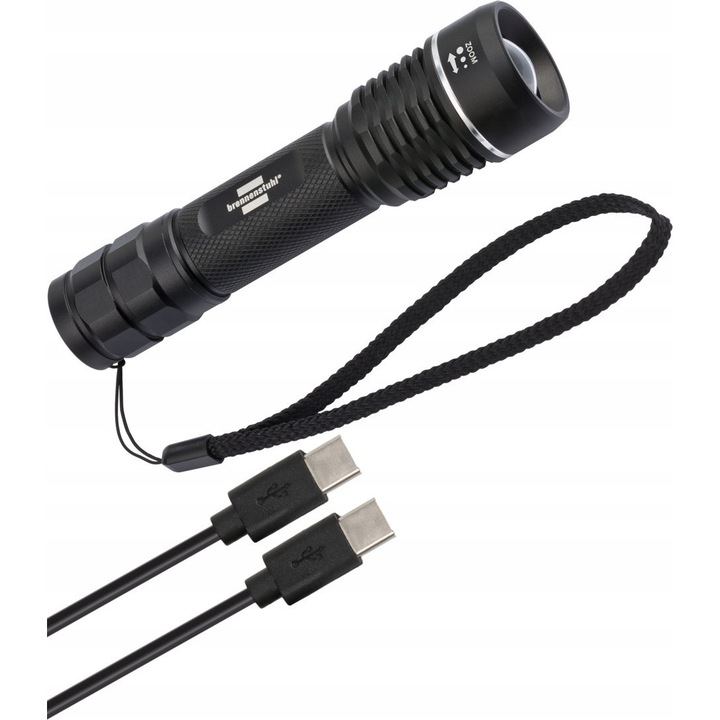LED фенер Brennenstuhl TL 601 AF 600lm, IP67, акумулаторна батерия, 13,7x3,5x3,5см