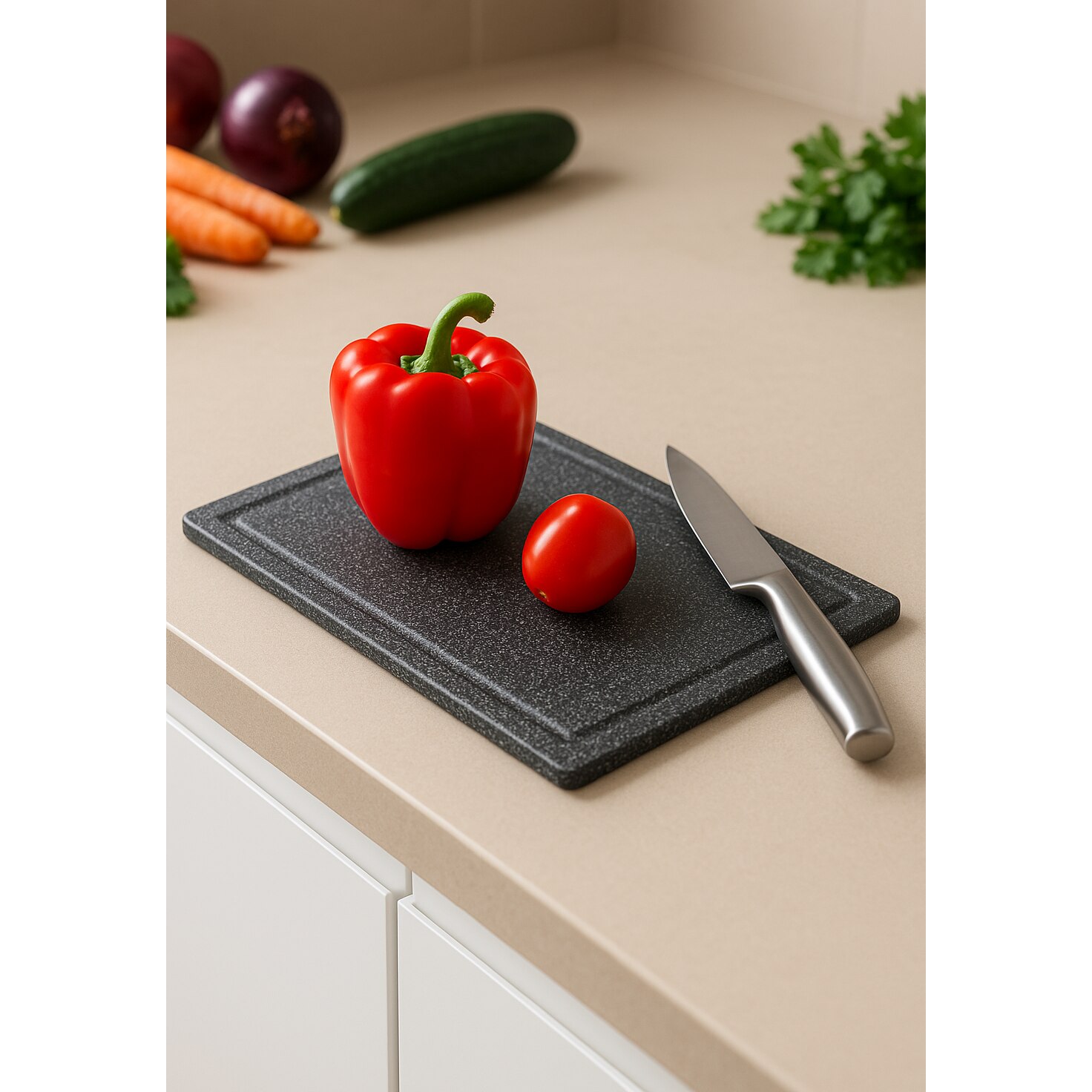 Tocator profesional din minerale naturale, forma dreptunghiulara ...