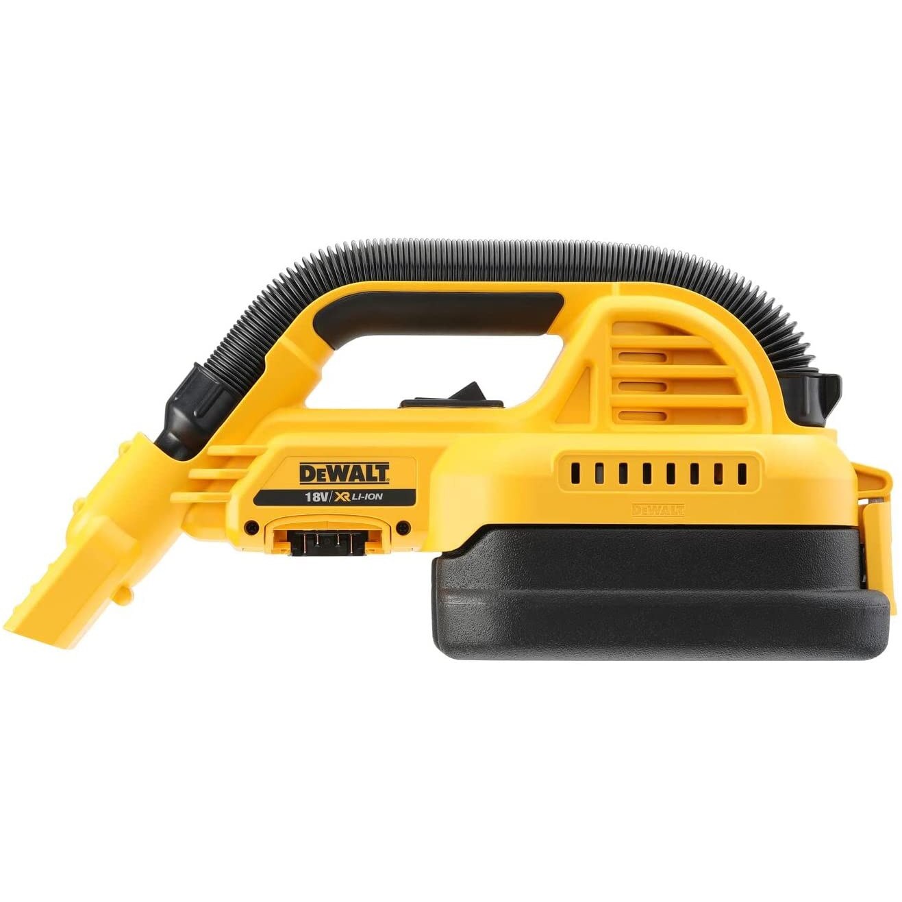 Aspirator industrial DeWALT DCV517, 180 W, 1,9L, furtun cauciuc 1m, fără acumulator și încărcător