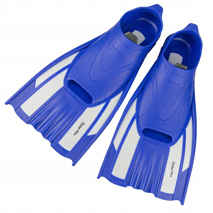 Pletwy scurte de inot Flying Mike, 35x17,5cm, material TPE, set cu husa reutilizabila